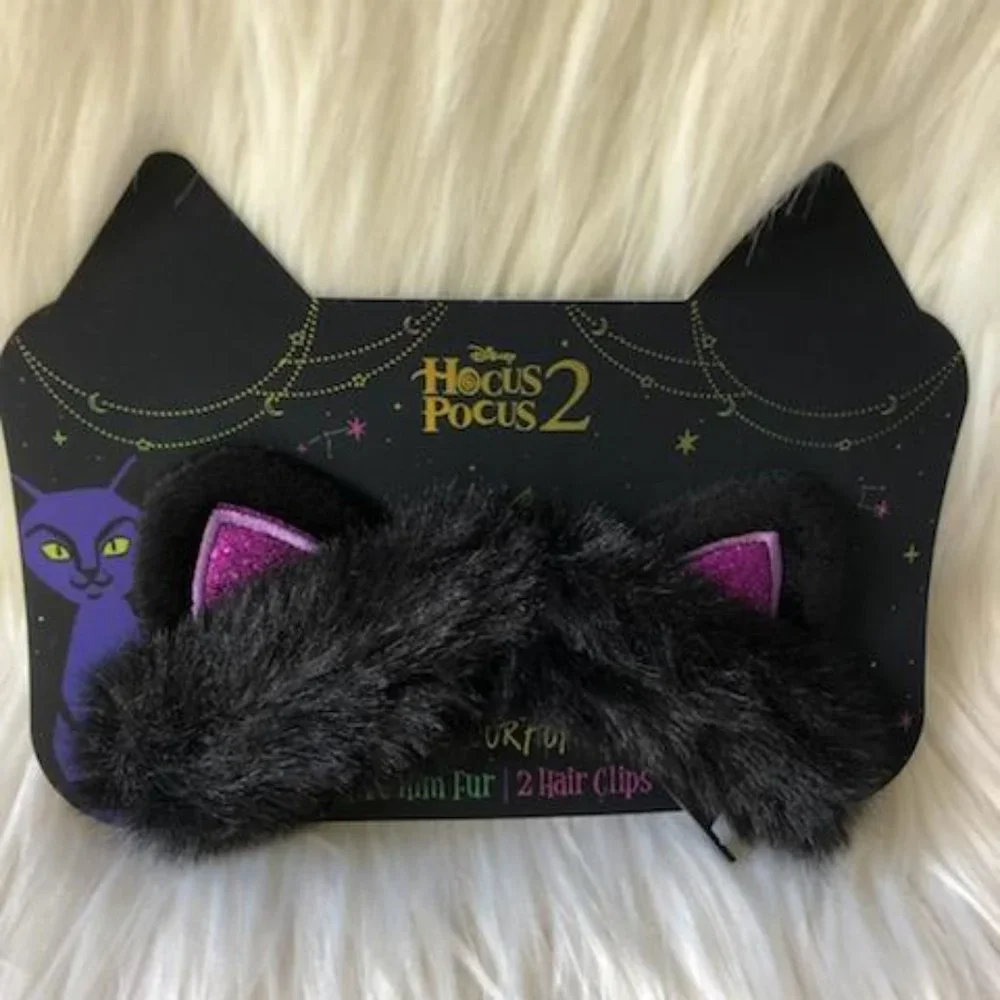 Disney Hocus Pocus 2 x Colourpop Cat Ear Hair Clips